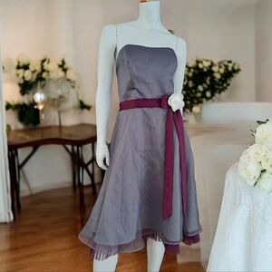 Alfred Angelo wedding dress Strapless prom midi dress dress cocktail